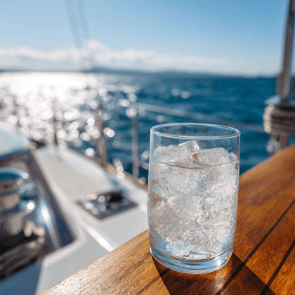 what minerals remain in watermaker-produced water
