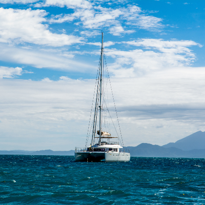 why are catamarans ideal for installing a marine watermaker